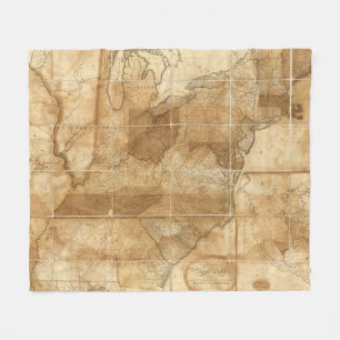United States 39 Fleece Blanket