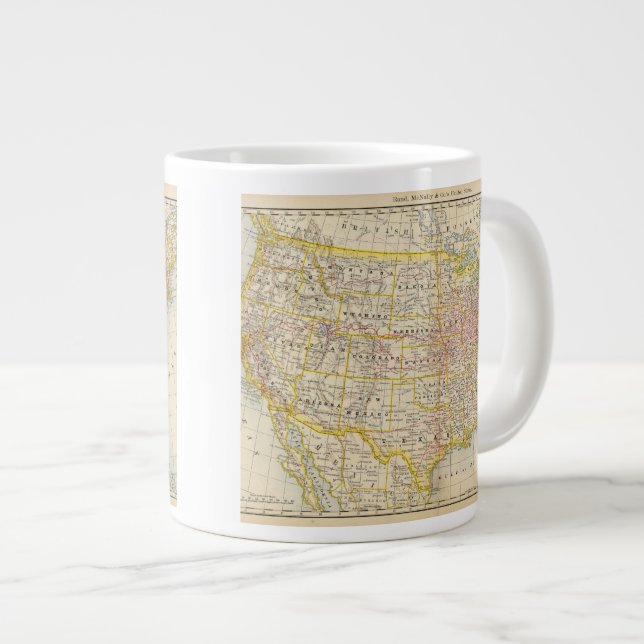 United States 4 Large Coffee Mug (Front Right)