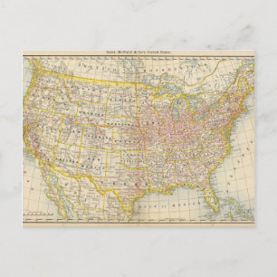 United States 4 Postcard