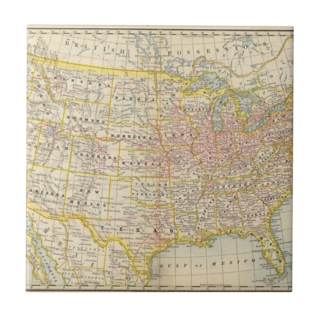 United States 4 Tile (Front)