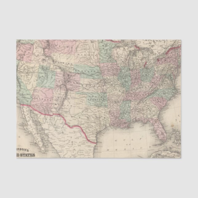 United States 4 Tissue Paper (Front)