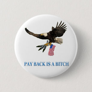 United States 6 Cm Round Badge