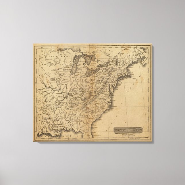 United States 7 Canvas Print (Front)
