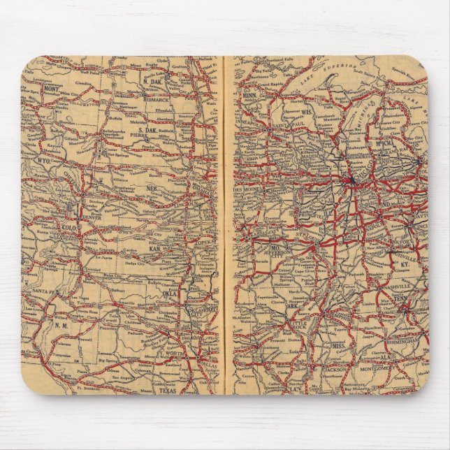 United States 8 Mouse Mat (Front)