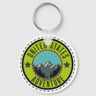 United States Adventure logo Key Ring