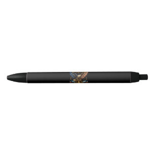 United States America 250th Anniversary Eagle Black Ink Pen