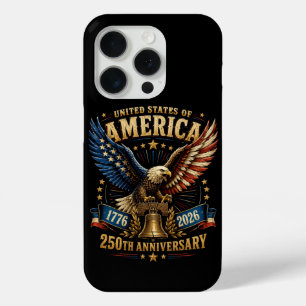 United States America 250th Anniversary Eagle iPhone 15 Pro Case