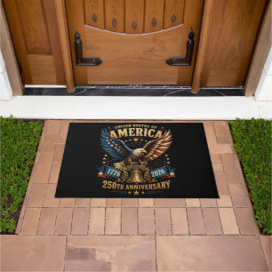 United States America 250th Anniversary Eagle Doormat