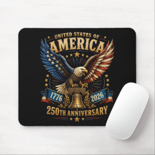 United States America 250th Anniversary Eagle Mouse Mat