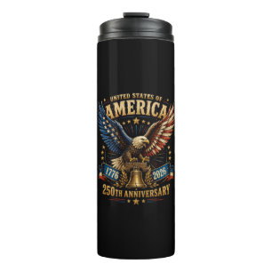 United States America 250th Anniversary Eagle Thermal Tumbler