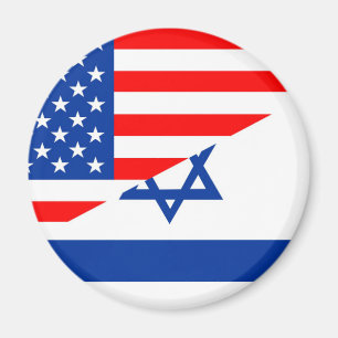 united states america israel half flag usa country magnet
