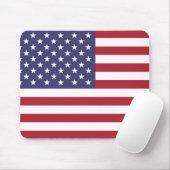 United States (American) Flag Mouse Mat (With Mouse)