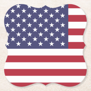 United States (American) Flag Paper Coaster