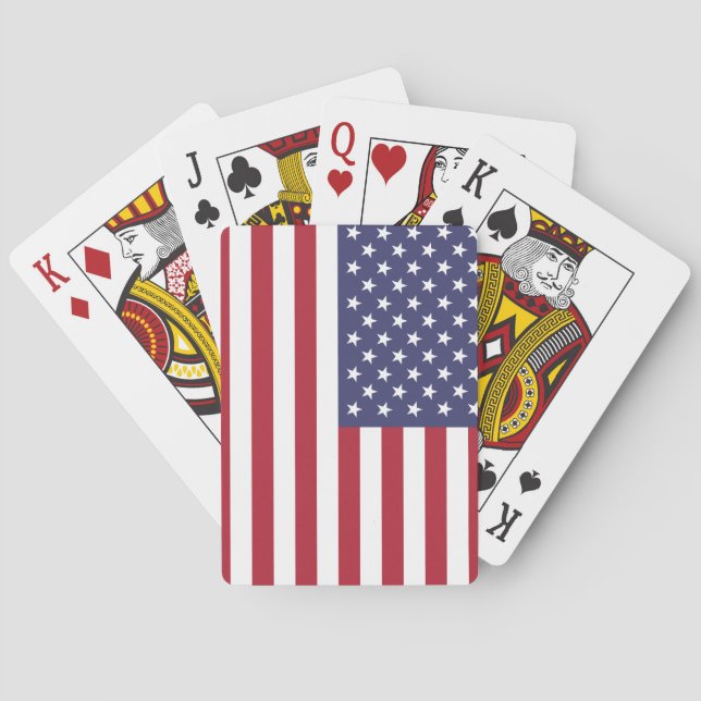 United States (American) Flag Playing Cards (Back)