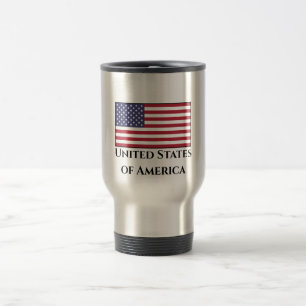 United States (American) Flag Travel Mug