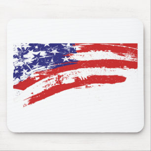 United States/American Star Flag, USA/US Mouse Mat