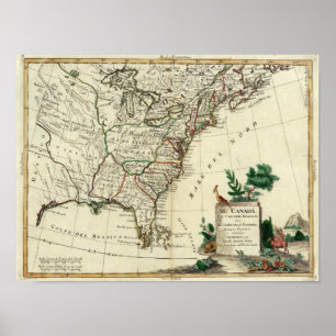 United States and Canada Poster