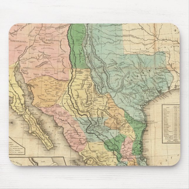 United States and Mexico Mouse Mat (Front)