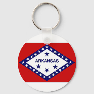 United States Arkansas Flag Key Ring
