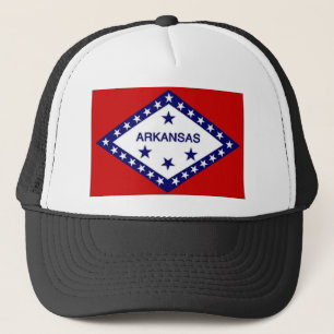 United States Arkansas Flag Trucker Hat