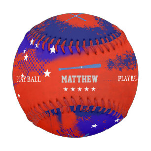 United States bat and play ball personalised