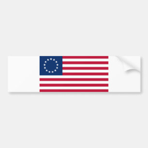 United States Betsy Ross Flag Bumper Sticker