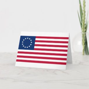United States Betsy Ross Flag Card