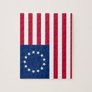 United States Betsy Ross Flag Jigsaw Puzzle