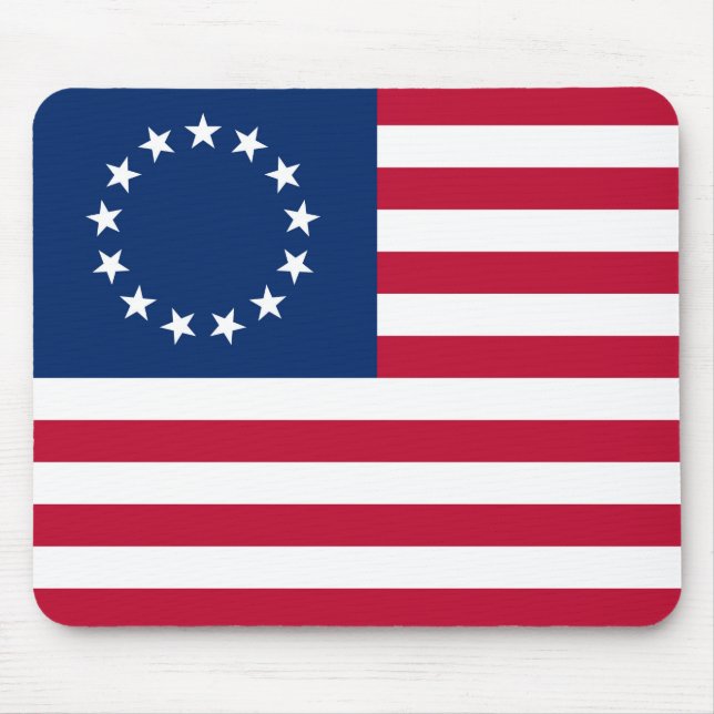 United States Betsy Ross Flag Mouse Mat (Front)
