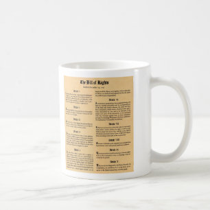 United States Bill of Rights Coffee Mug