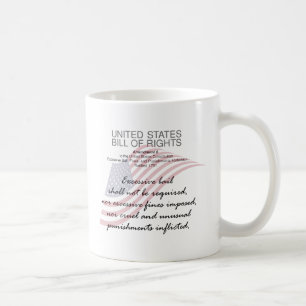 United States Bill Of Rights. Eighth Amendment Coffee Mug