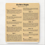 United States Bill of Rights Mouse Mat<br><div class="desc">United States Bill of Rights Sign up to Mr. Rebates for FREE and save 12% on any zazzle order in addition to a $5.00 sign up bonus All Rights Reserved; without: prejudice, recourse or notice (U.C.C. 1-308) "bill of rights" amendments "constitutional amendments" constitution "u.s. constitution" "civil rights" "constitutional rights" 'the...</div>