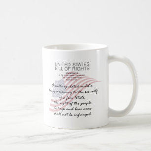 United States Bill Of Rights. Second Amendment Coffee Mug