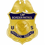 United States Border Patrol Badge Immigration Standing Photo Sculpture<br><div class="desc">United States Border Patrol Badge Immigration insignia. Great gift for border patrol officer,  border patrol agent and border patrol veteran.</div>