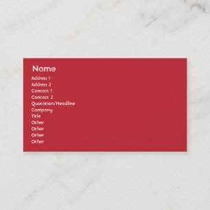 United States - Business Card
