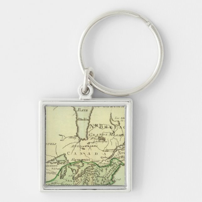 United States, Canada 2 Key Ring (Front)