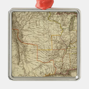 United States, Canada Metal Tree Decoration