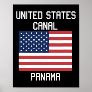 United States Canal Panama Canal Trump 2025 Humor  Poster