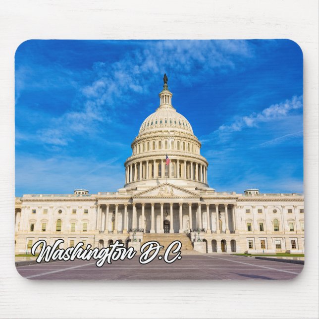 United States Capital Building, Washington, D.C. Mouse Mat (Front)