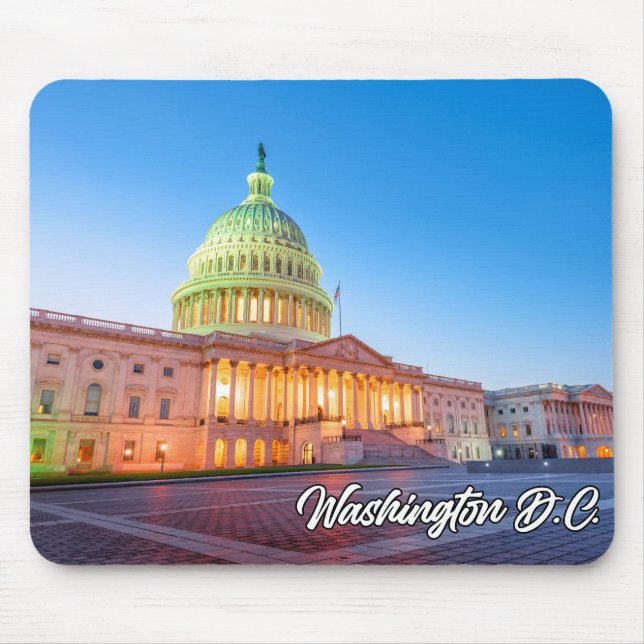 United States Capital Building, Washington, D.Cc Mouse Mat (Front)