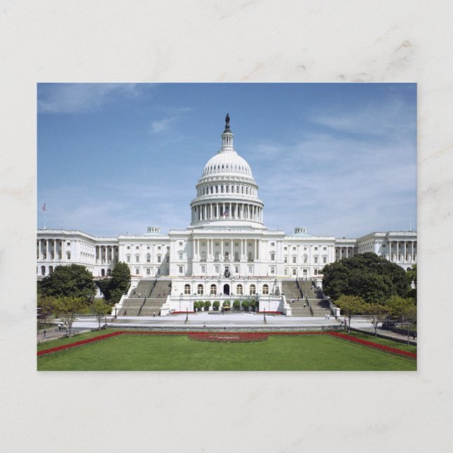 United States Capitol Building Postcard (Front)