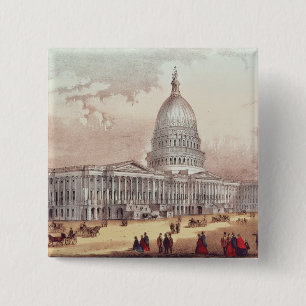 United States Capitol, Washington D.C. 15 Cm Square Badge