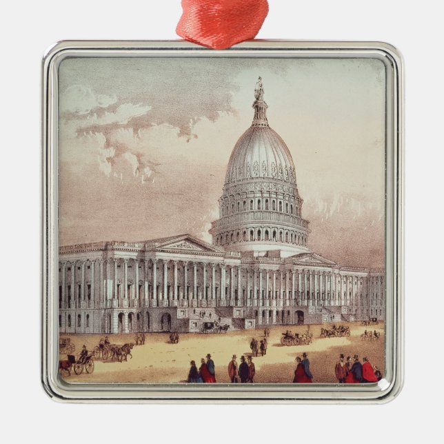 United States Capitol, Washington D.C. Metal Tree Decoration (Front)