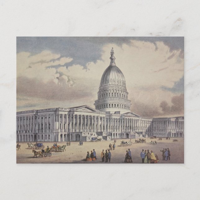United States Capitol Washinton DC Postcard (Front)