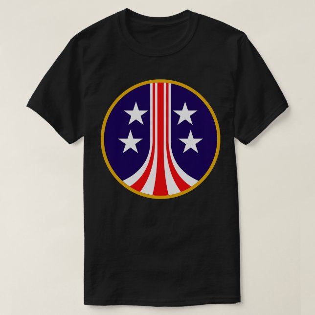 United States Colonial Shield T-Shirt (Design Front)