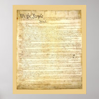 United States Constitution Poster/Print