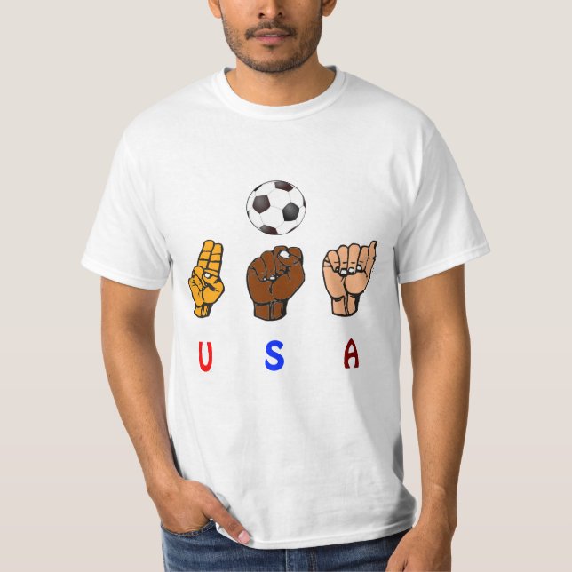 United States Deaf Women's National Soccer Team T-Shirt (Front)