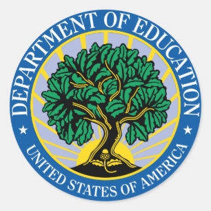 United States Department of Education Classic Round Sticker
