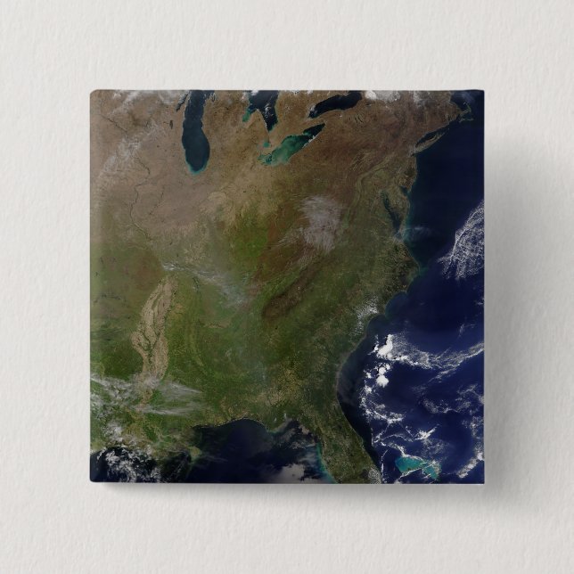 United States East Coast 2 15 Cm Square Badge (Front)