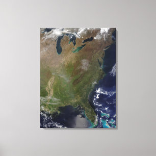 United States East Coast 2 Canvas Print